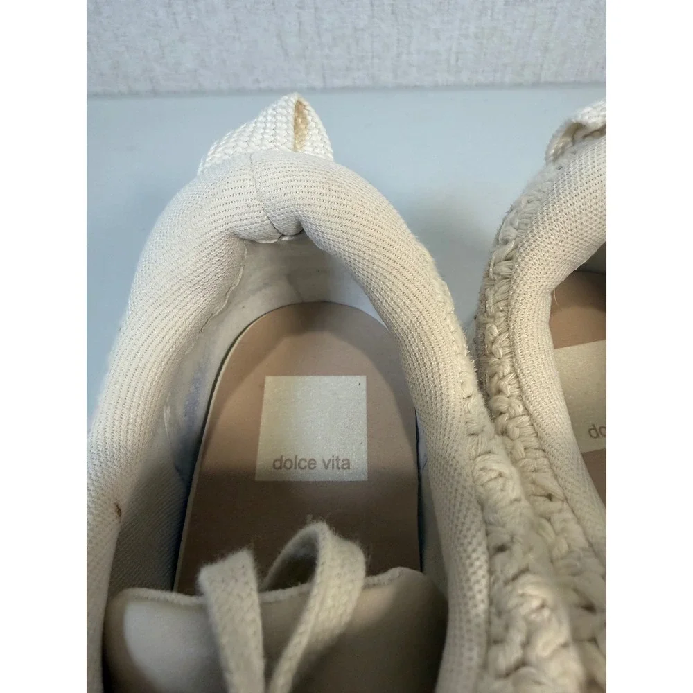 Dolce Vita Nicona Women's Fashion‎ Sneakers Sandstone Knit Size 9.5